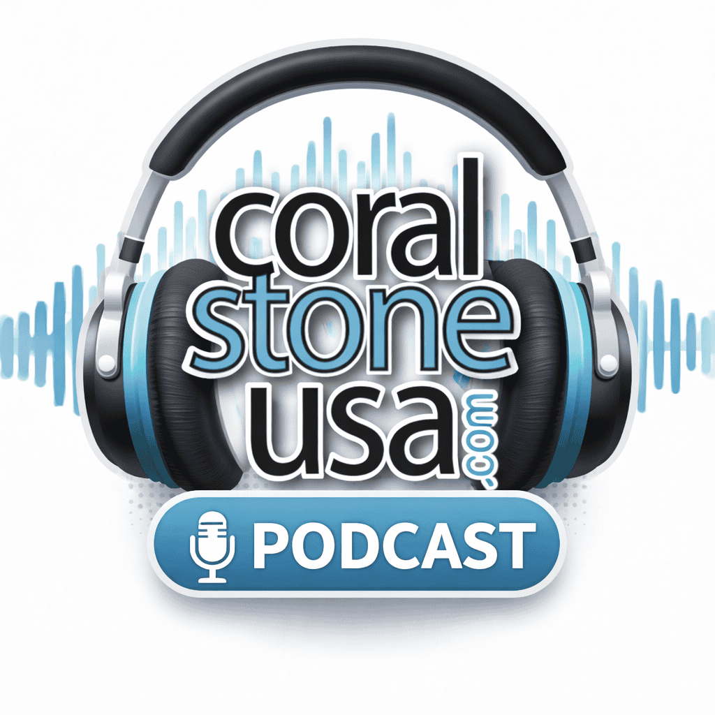 🎙️🌊 Dive into the World of Coral Stone Pool Decking with Our Latest Podcast!