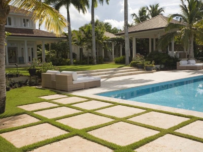 Natural Coral Stone for Pool Decking