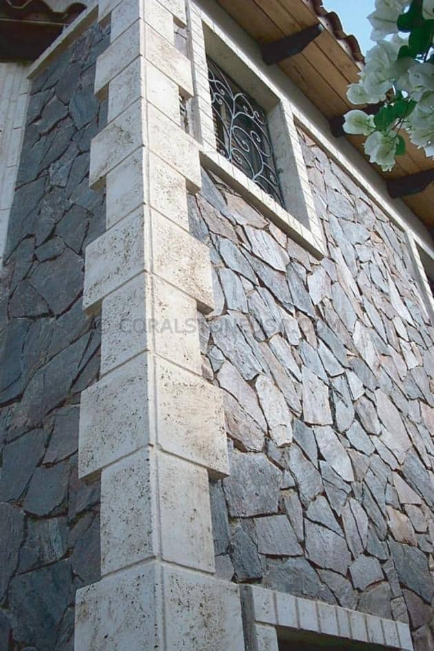 Coral Stone Flagging
